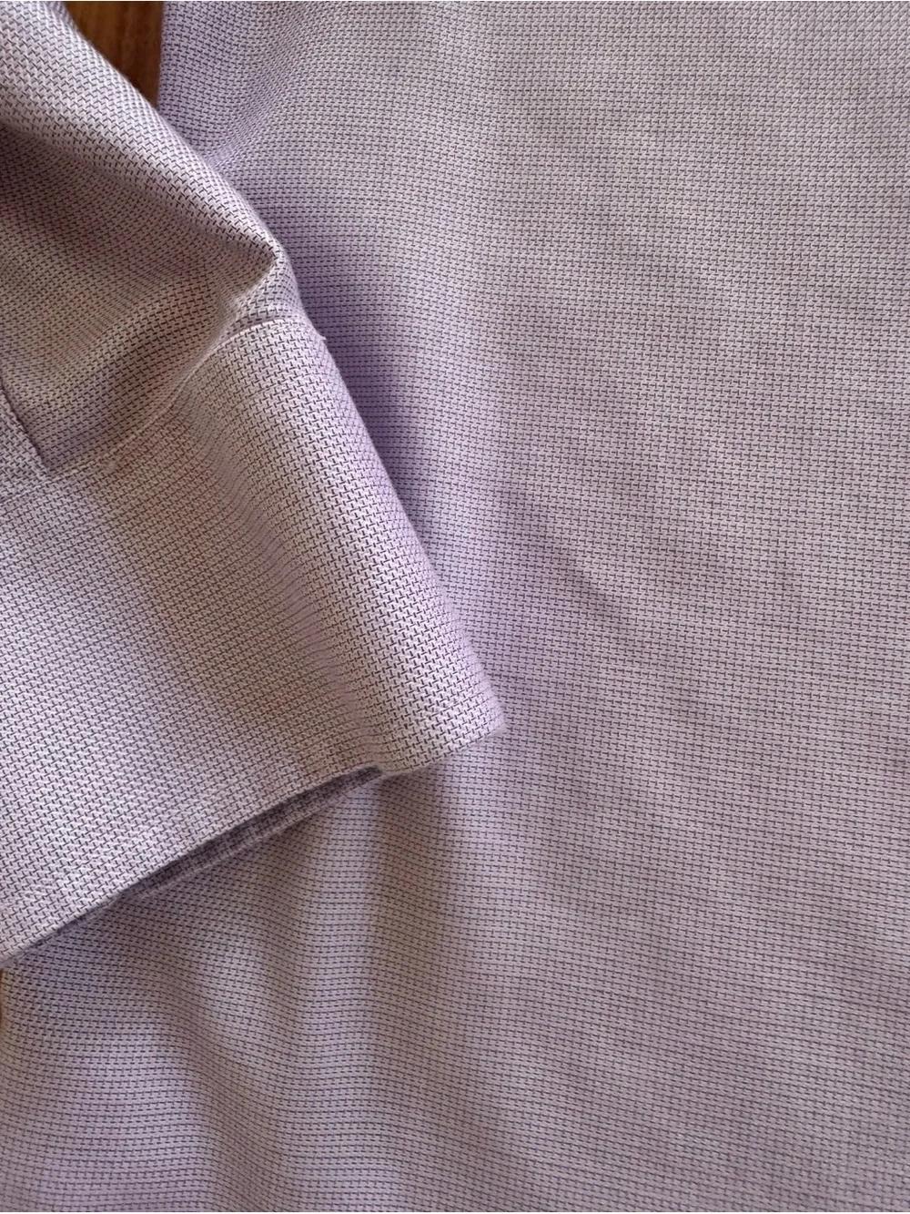 Charles Tyrwhitt Lilac Textured Dress Shirt - Slim Fit 17.5